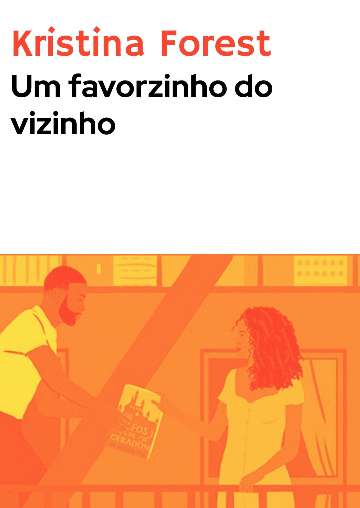 detalhe do livro Um favorzinho do vizinho, da editora Verus - Clube de Leitura em Casa